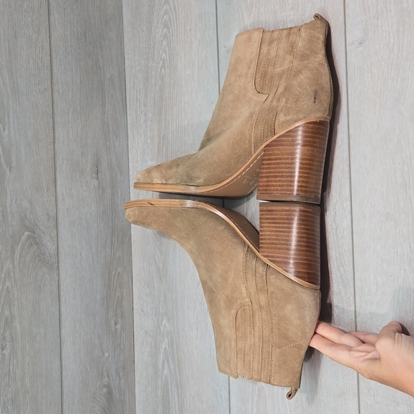 Marc Fisher LTD Women Loshay Leather Ankle The Pointed toe Heels shoes sz 9.5M - Picture 8 of 13